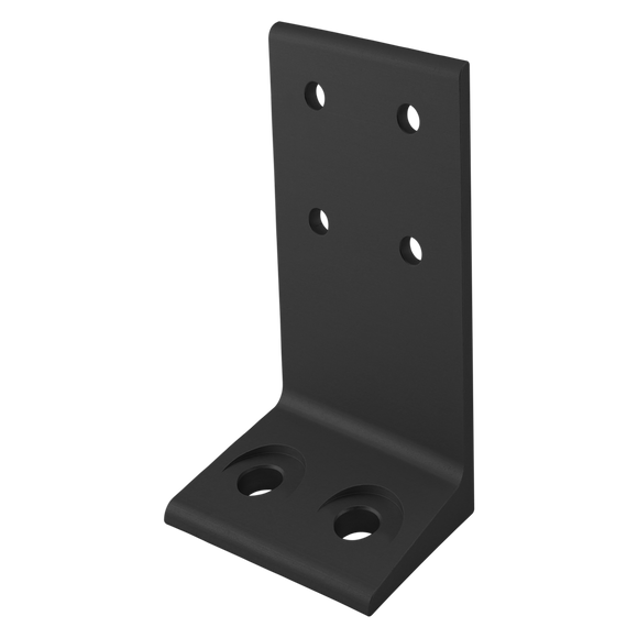40-2417-BLACK -  40 Series 80mm Economy Floor Mount Base Plate