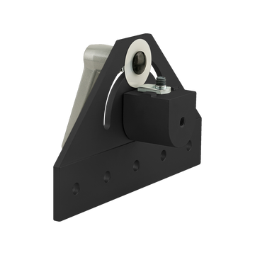 40-4451-BLACK -  40 Series 180 Degree Pivot Bracket Assembly with "L" Handle