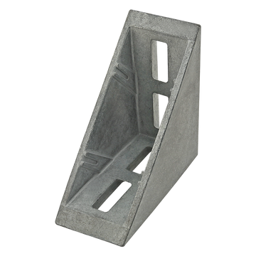 14102 -  45 Series 4 Hole - Inside Corner Bracket with Dual Support