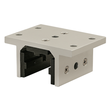 40-6525 -  40 Series 3 Slot Mount - Double Flange Short Standard Linear Bearing with Brake Holes