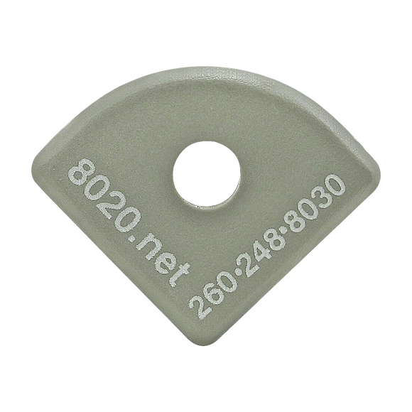 2022GRA -  10 Series End Cap with Push-In Fastener