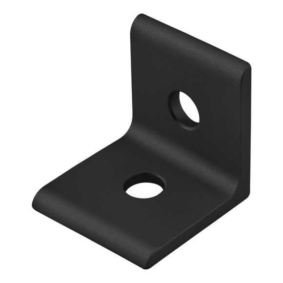 25-4108-BLACK -  25 Series 2 Hole - Lite Inside Corner Bracket