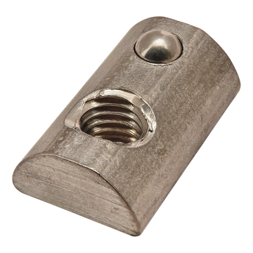 3669 -  10-32 Roll-In T-Nut with Ball Spring