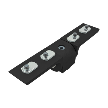 40-4431-BLACK -  40 Series Right Angle 0 Degree Dynamic Pivot Assembly with Dual "L" Arms