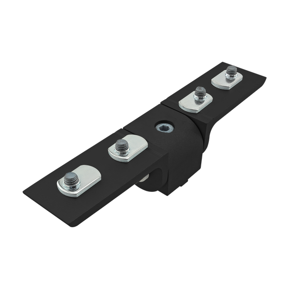 40-4431-BLACK -  40 Series Right Angle 0 Degree Dynamic Pivot Assembly with Dual "L" Arms