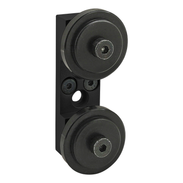 2751-BLACK -  10 Series Dual Roller Wheel Bracket Assembly