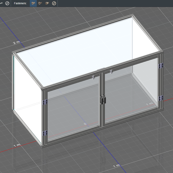 Enclosure with Doors