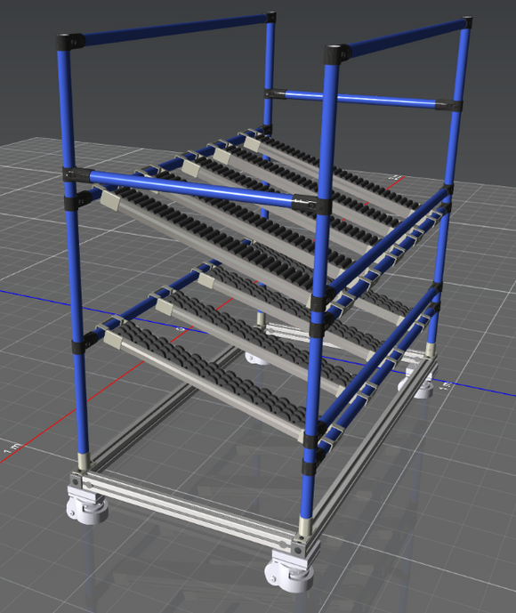 Rmmc flexpipe 8020 flowrack