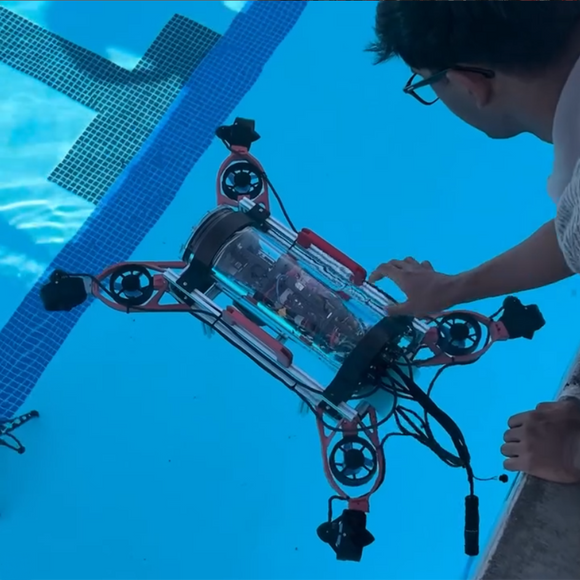 Robot in water