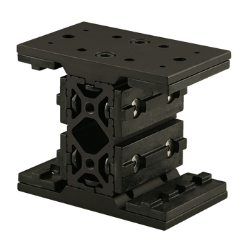 6877-BLACK -  15 Series Short - Double Mount Unibearing&trade; Assembly