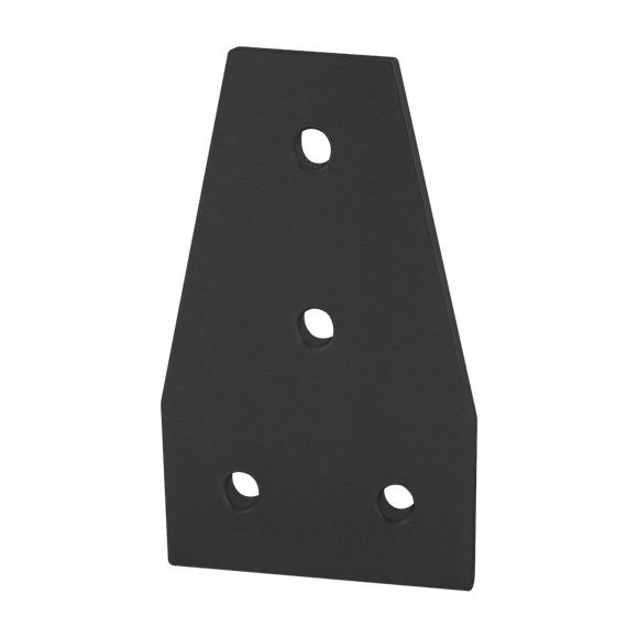 40-4341-BLACK -  40 Series 4 Hole - Tee Flat Plate