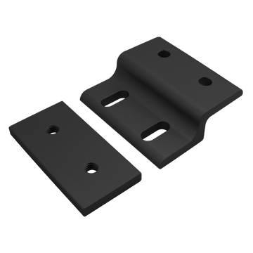 2435-BLACK -  15 Series &amp; Ready Tube Single Arm Wide Mesh Retainer with Wide Backing Plate