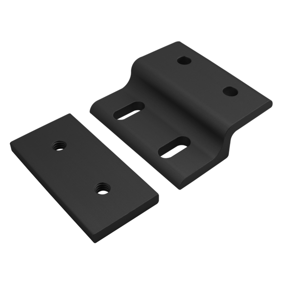 2435-BLACK -  15 Series &amp; Ready Tube Single Arm Wide Mesh Retainer with Wide Backing Plate