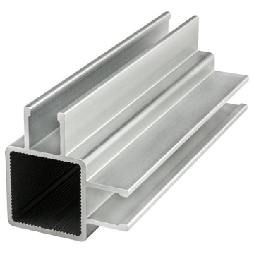 9030-145 -  1" SQUARE RIGHT ANGLE DBL TWINFLANGED QUICK FRAME 145" BAR