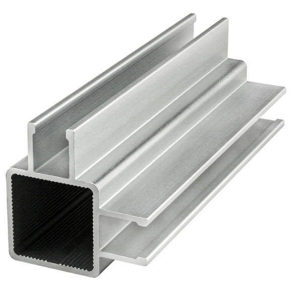 9030-145 -  1" SQUARE RIGHT ANGLE DBL TWINFLANGED QUICK FRAME 145" BAR