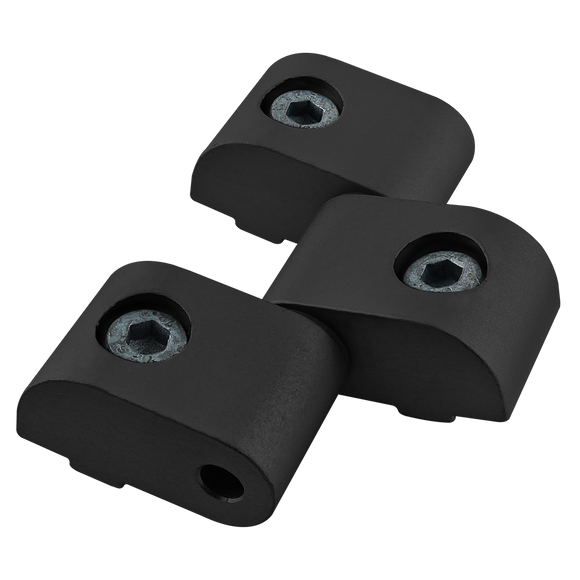 25-2066-BLACK -  25 Series Standard Captive Lift-Off Hinge Assembly