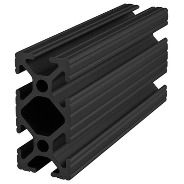 1020-97-BLACK-FB -  1" X 2" T-SLOT EXT 97" BAR FLBLK ANOD