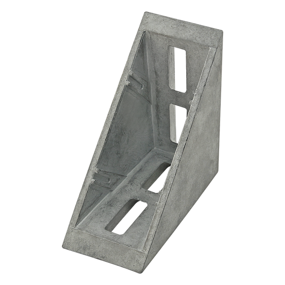 14103 -  15, 40, & 45 Series 4 Hole - Inside Corner Bracket with Dual Support