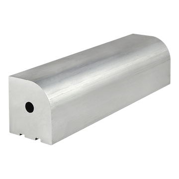 25-8446-4M -  25 S RIGHT ANGLE PIVOT NUB PROFILE-MILL FINISH 4M BAR