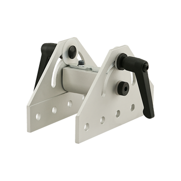 25-4055 -  25 Series 180 Degree Wide Double Pivot Bracket Assembly with "L" Handle