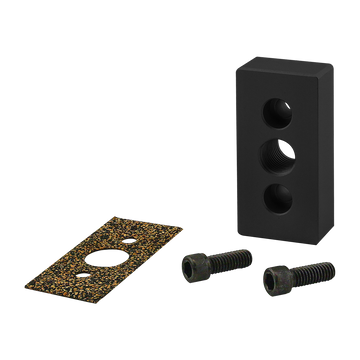 2150-BLACK -  15 Series 3-Hole Pressure Manifold Feed Plate