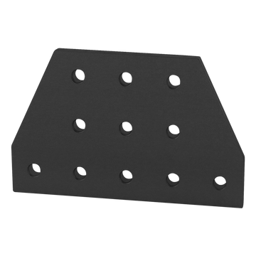 4021-BLACK -  10 Series 11 Hole - Tee Flat Plate