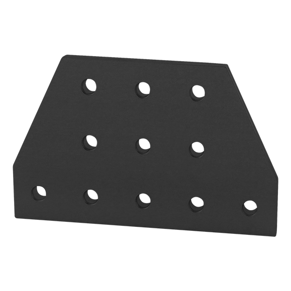 4021-BLACK -  10 Series 11 Hole - Tee Flat Plate