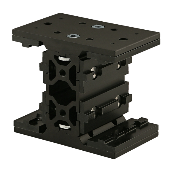 40-6877-BLACK -  40 Series Short - Double Mount Unibearing&trade; Assembly