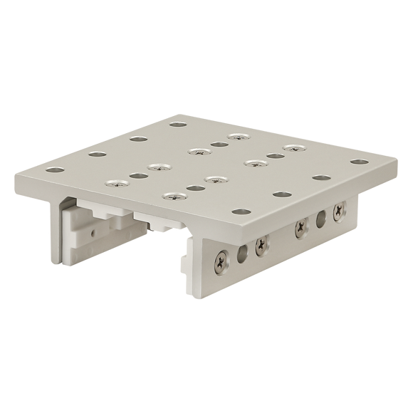 6424 -  10 Series 4 Slot Mount - Double Flange Long Standard Linear Bearing with Brake Holes