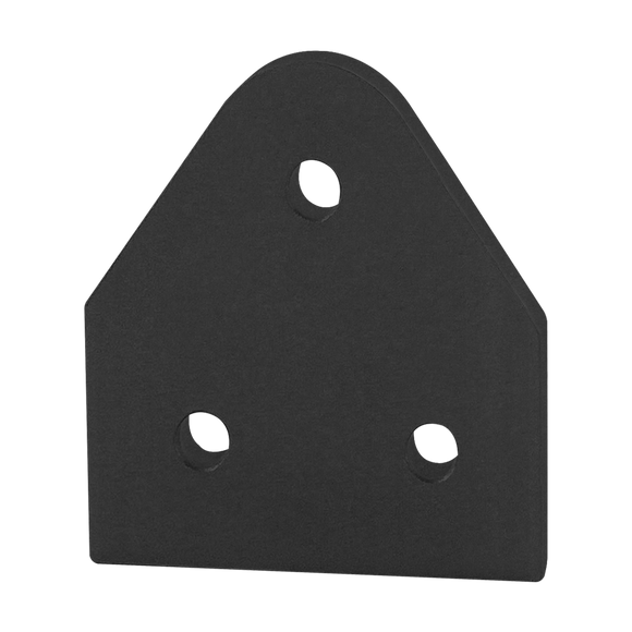4372-BLACK -  15 Series 3 Hole - Triangular Pivot Plate