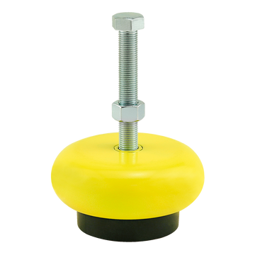 2205 -  Anti-vibration Leveling Foot: 3/8-24 x 2.250"