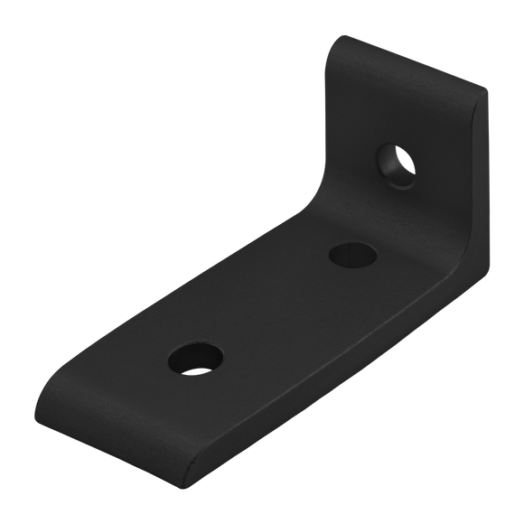 40-4376-BLACK -  40 Series 3 Hole - Inside Corner Bracket