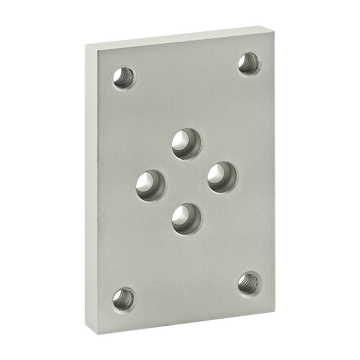 2419 -  10 Series Flange Mount Caster Base Plate