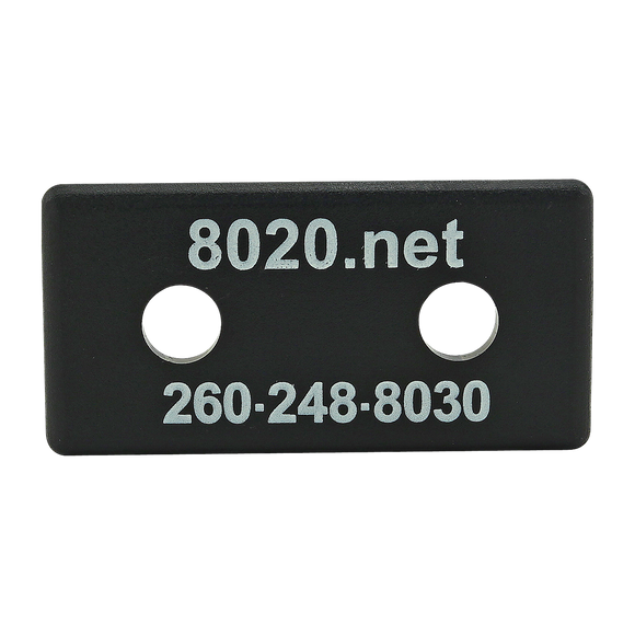 2025 -  10 Series End Cap with Push-In Fastener