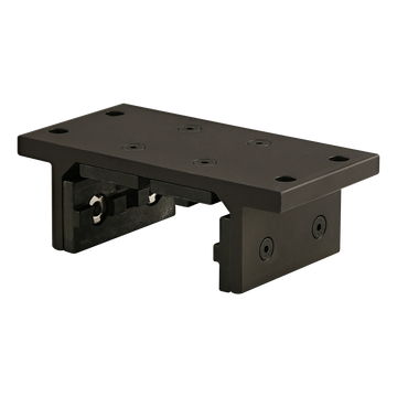 40-6833-BLACK -  40 Series 4 Slot Mount - Double Flange Short High-Cycle Linear Bearing