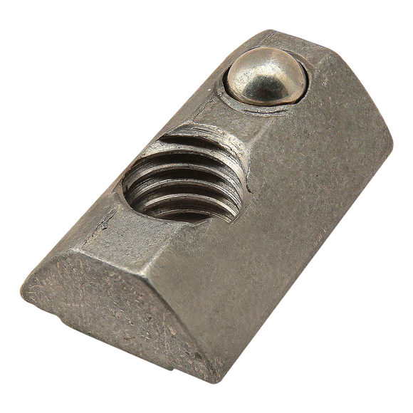 13035 -  M8 Self-Aligning Roll-in T-Nut with Ball Spring