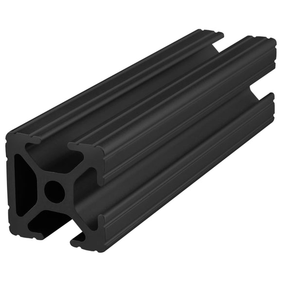 1003-120-BLACK-FB -  1" X 1" TRI-SLOT EXT 120" BAR FULL BLACKANODIZE