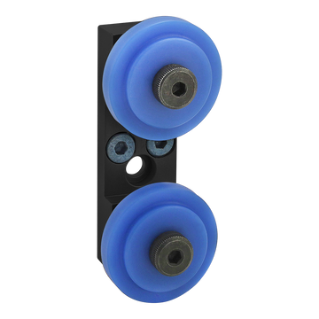 25-2751-BLACK -  25 Series Dual Roller Wheel Bracket Assembly