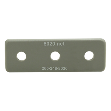 2026GRA -  10 Series End Cap with Push-In Fastener