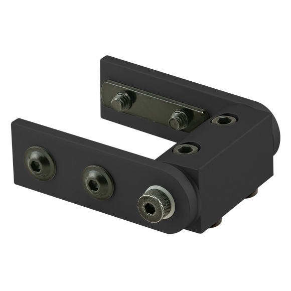 4030-BLACK -  10 Series Right Angle Universal Dynamic Pivot Assembly with Dual Straight Arms