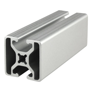 1504-LS-120 -  1.5" X 1.5" LITE SMOOTH BI-SLOT OPPOSITET-SLOT 120" EXT