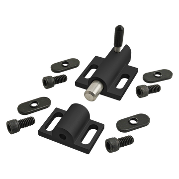 2053-BLACK -  10 &amp; 15 Series 0 Degree Deadbolt Latch