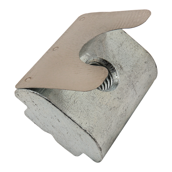13059 -  M5 Short Self-Aligning Roll-in T-Nut with Spring Leaf