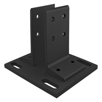 2400-BLACK -  15 Series Floor Mount Base Plate