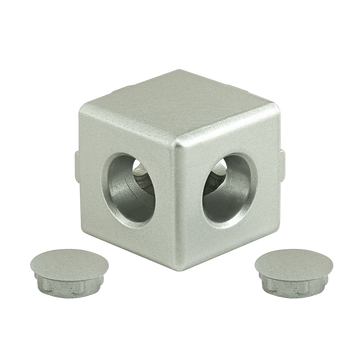 14154 -  10 &amp; 25 Series 2 Way - Light Squared Corner Connector
