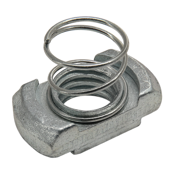 13109 -  M8 Slide-in T-Nut with Holding Spring