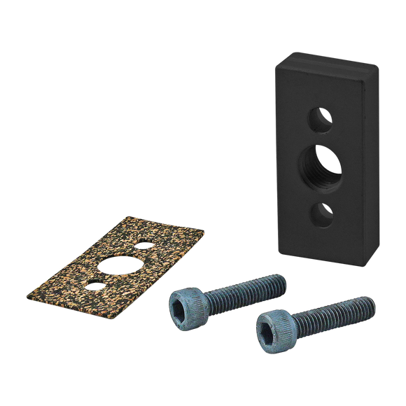 25-2151-BLACK -  25 Series 3-Hole Pressure Manifold Feed Plate