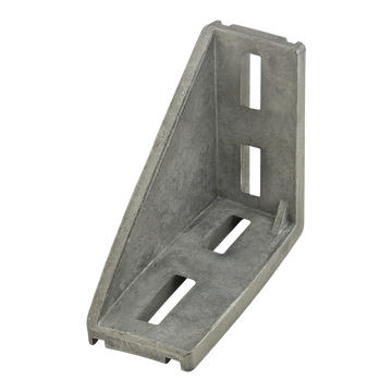 14086 -  45 Series 4 Hole - Inside Corner Bracket with Single Support