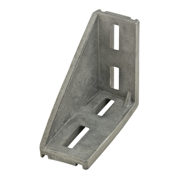 14086 -  45 Series 4 Hole - Inside Corner Bracket with Single Support