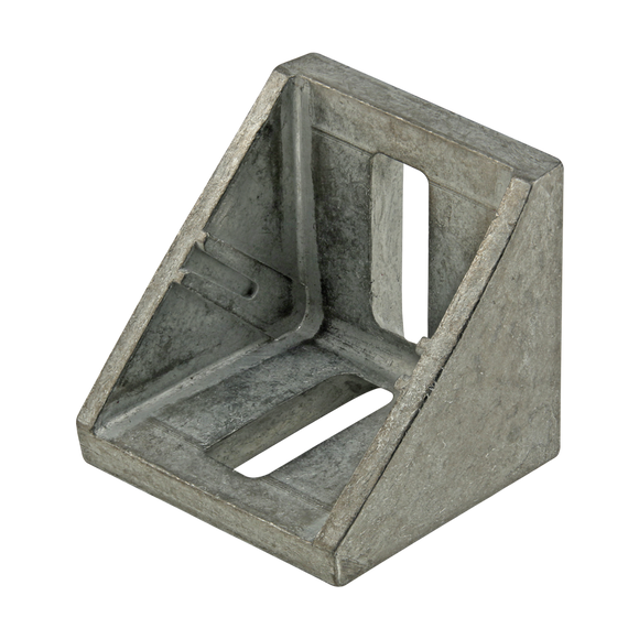 14078 -  45 Series 2 Hole- 39mm Slotted Inside Corner Bracket with Dual Support
